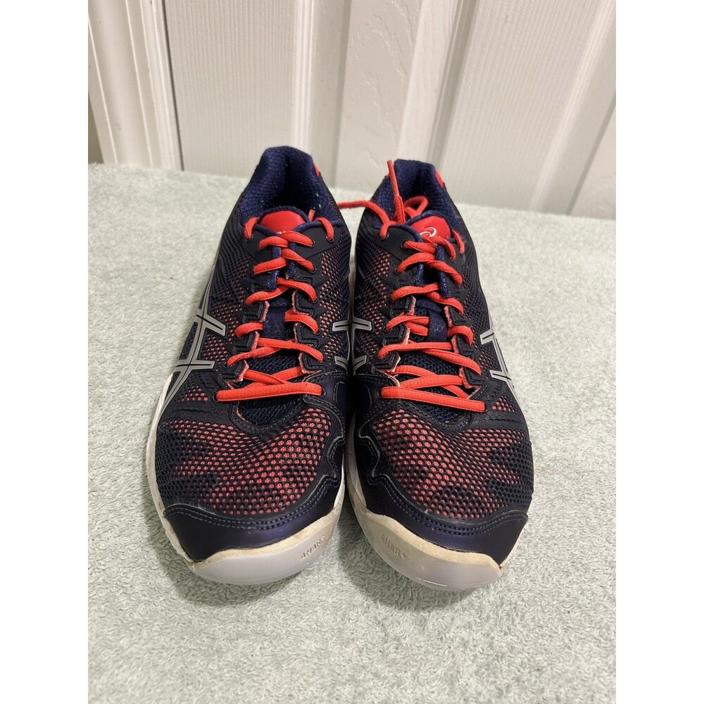 ASICS Gel Solution Speed Men’s Size 8.5 Tennis Court Shoes Navy Red E250N